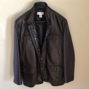 Calvin Klein leather jacket